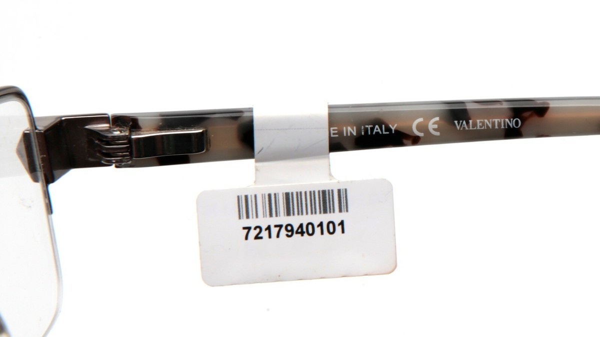 NEW VALENTINO V2123 033 GREY EYEGLASSES FRAME 53-16-135mm  display picture 3