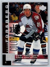 1997 Upper Deck #252 Peter Forsberg Colorado Avalanche   HOF