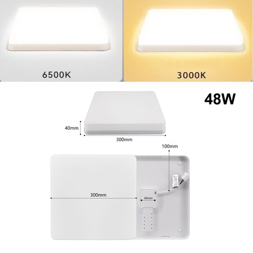 LED Ceiling Light Square Modern Panel Down Lights Kitchen Bedroom Bathroom Lamp - Picture 19 of 19
