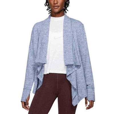 Nike Womens Yoga Drape Front Cardigan 
