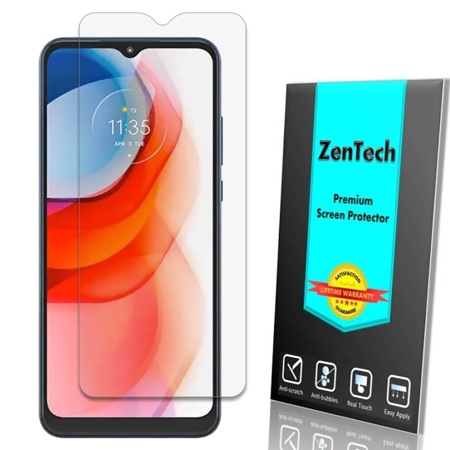 ZenTech Clear Screen Protector Guard Shield For Motorola Moto G Play (2021)