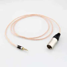OCC Copper Earphone Cable 4pin XLR Male to 3.5mm TRRS Balanced Adapter Cable