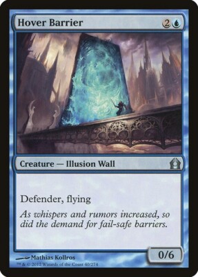 Hover Barrier 1x  MtG Return to Ravnica SP/NM