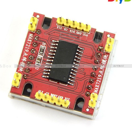 Display a matrice di punti 8x8 3 mm/5 mm rosso/colore pieno RGB LED MAX7219 kit fai da te per Arduino - Foto 3 di 42
