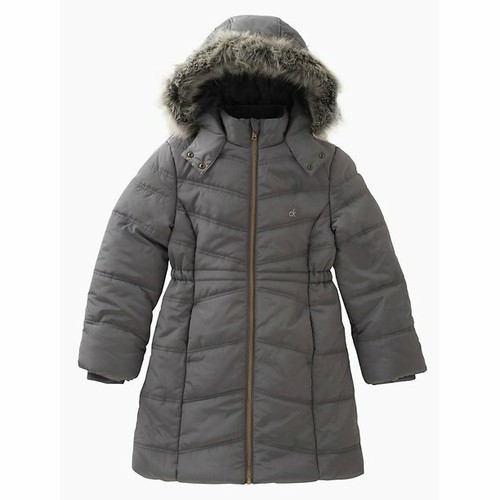 Calvin Klein Aerial Hooded Jacket Gray 