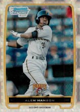ALEN HANSEN 2012 Bowman Chrome XFRACTOR ROOKIE RC #BCP143 Pirates 