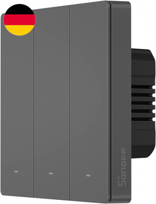 SONOFF Smart Wandschalter,Smart Wlan Lichtschalter,M5-3C-86 3 Gang Smart Home Sc