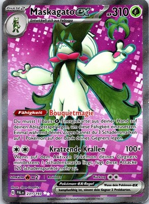 Maskagato ex Ultra Rare SV02: Paldea Evolved 231/193 deutsch Pokemon Karte