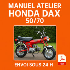 Manuel Atelier Honda Dax 50 70 1970-1980 Revue Technique Moto RMT CD PDF