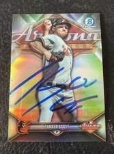 Tanner Scott Ip Signed 2018 Bowman Chrome AFL Stars Insert MLB Star GTP