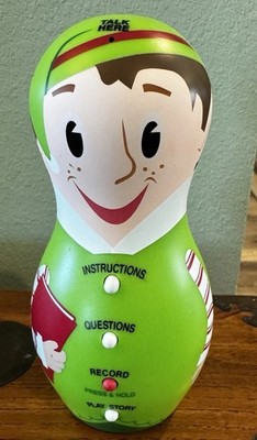 Hallmark Grab-N-Gabs Elf Story Telling Interactive Toy Elf EUC