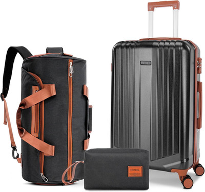 Luggage Sets 3 Piece, 4-Yr Warranty Durable Suitcase Dual-Spinner Wheel TSA Lock