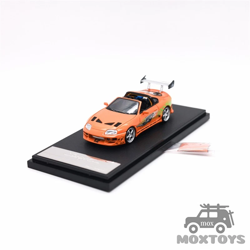 Fast Speed FS 1: 64 Supra Targa A80 Bomex FNF 橙色压铸模型汽车 — 第 2/4 张图片