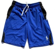 New With Tags Ralph Lauren Polo Boys Royal Blue Athletic Shorts sz 4T