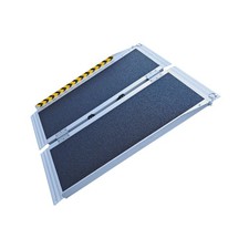 Motoproducts 3FT Center-Fold Portable Wheelchair Ramp-Grit Tape Surface Up To