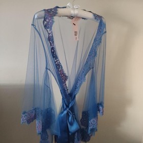 Agent Provocateur Eviee Kimono. Archival Range. Blue/Pink. Size M/L. BNWT