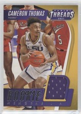 2021 Panini Chronicles Draft Picks Threads Rookie Memorabilia Cameron Thomas fv8
