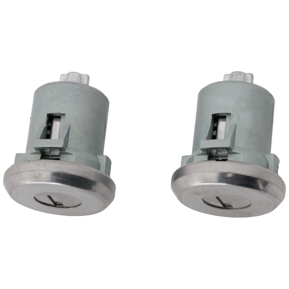 Juego de 2 cilindros de cerradura de puerta delanteros para Chevy Olds SaVana Suburban Cutlass par Foto 2 de 4