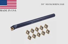 5/8" SHANK X 8" LONG S10-SCLCR3 INDEXABLE BORING BAR  10P CCMT09T304 INSERT USA