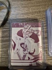 2025-26 Upper Deck Series 2 Magenta Printing Plate Samuel Montembeault Canadiens