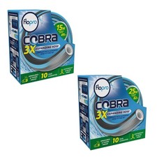 Expanding Hose Pipe Set Armoured Thorn Proof Anti Kink Lightweight FloPro Cobra