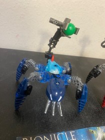 LEGO BIONICLE Matoran of Mahri Nui Lot of 3, 8931 8932 100% complete w/ manuals