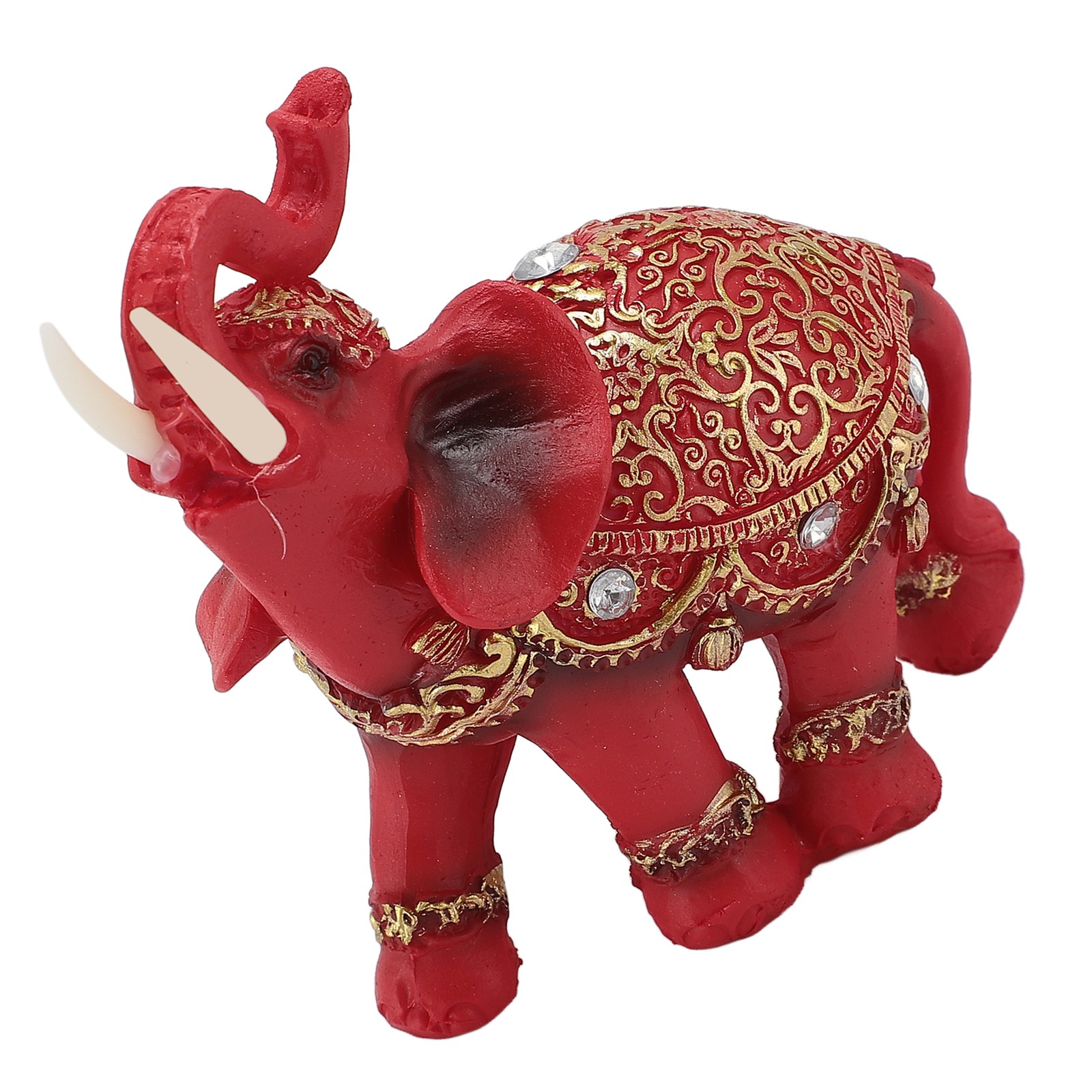 Elephant Statue Wealth Lucky Feng Shui Elephant Figurine Home Decor House Warmin