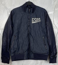 G-Star Men's Raw Fezlop Bomber Navy Jacket - size XXL      (#E193)