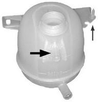 Metalcaucho AusgleichsbehäLter KüHlmittel 03567 FüR Renault Kangoo FC0 Thalia 2