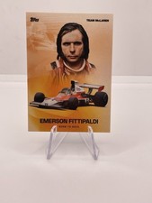 Topps Mclaren Racing 2025 Emerson Fittipaldi Born To Race Topps Mclaren Racing 2025 Emerson Fittipaldi Born To Race