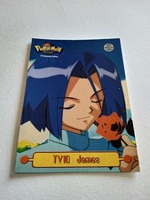CARD TOPPS POKEMON TV ANIMATION EDITION 1999 ITA TV10 JAMES HOLO