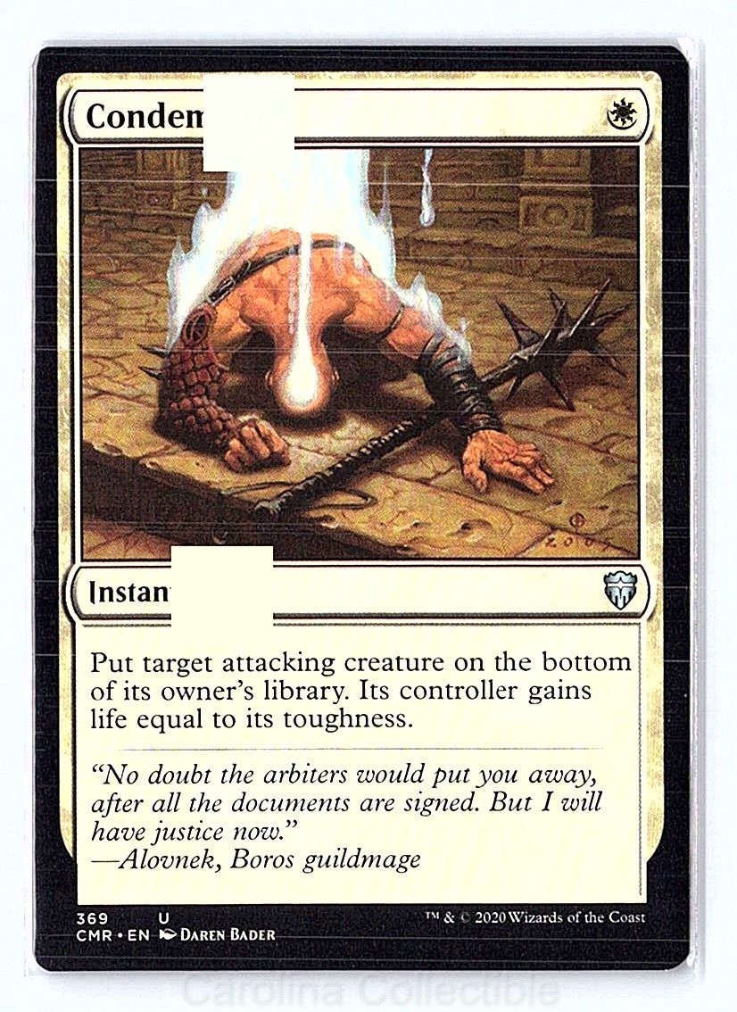 Condemn Near Mint - Commander Legends 369 Magic: The Gathering