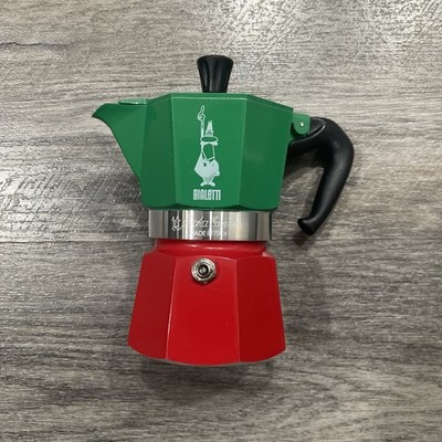Bialetti Moka Express Italia Collection Compact Stovetop Espresso Maker 1 Cup
