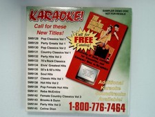 Various Artists - Karaoke Sampler CD CD, 1990s