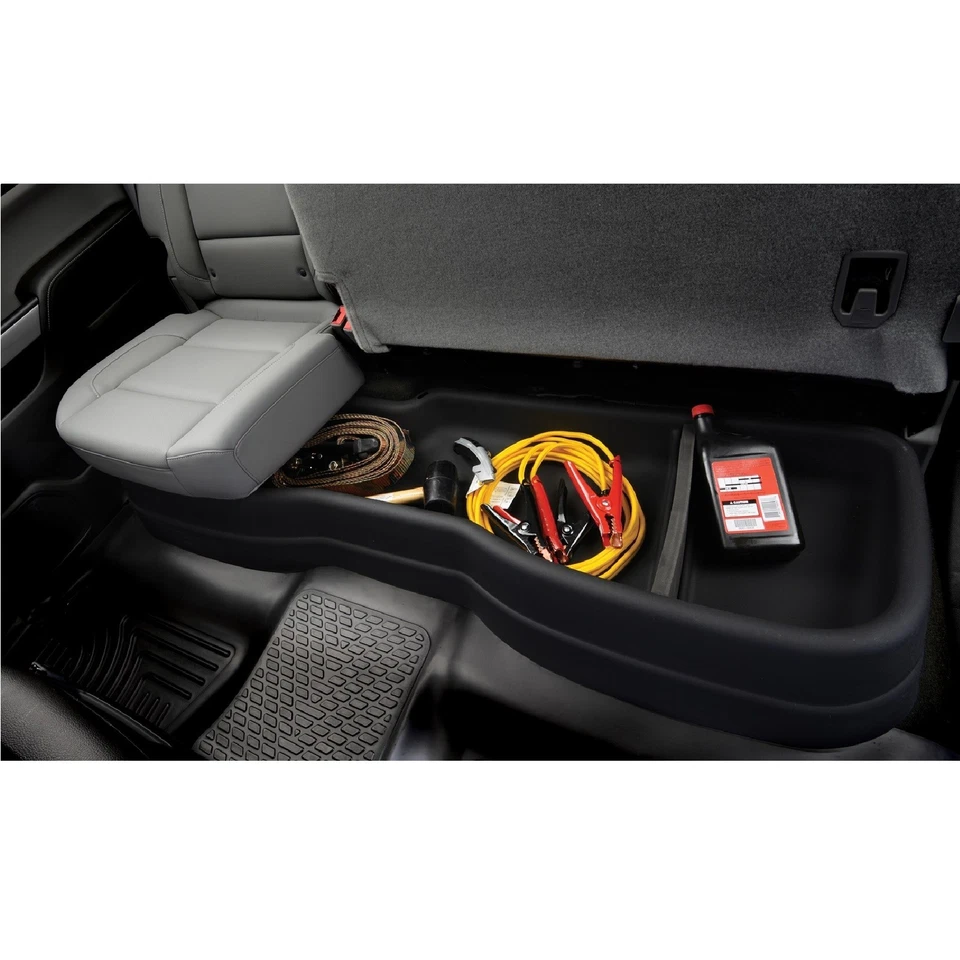 Huskyliners Black Gearbox Under Seat Storage for Ram 1500 & 2500 & 3500 Crew Cab Foto 2 de 4