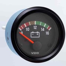 Vdo Cockpit International Voltmeter Gauge .250 Spade Connection Vdo Cockpit International Voltmeter Gauge .250 Spade Connection