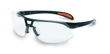 Honeywell by Protégé Safety Glasses, Metallic Black Frame with Clear Lens & U...