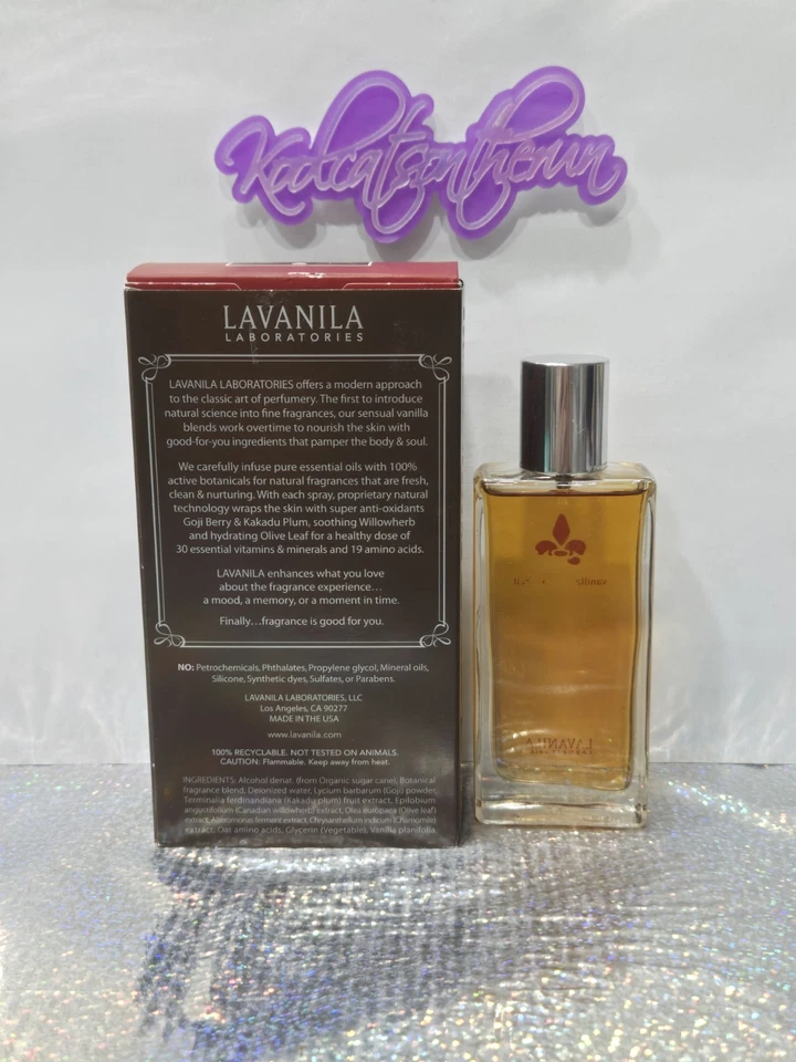 Lavanila Laboratories 香草激情水果 1.7 盎司 / 50 毫升香水香水 — 第 3/4 张图片