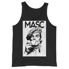 MASC Tank | Tom of Finland Style Art Gay Leather Daddy Parody Tank Top