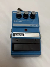 USA DOD FX90 Digital Delay Effects Pedal Blue Missing Battery Cover