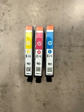 HP 902 Tri-Color 3-PACK Original Genuine OEM Ink Cartridge New No Box. EXP 10/22
