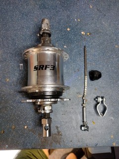 Sturmey Archer SRF3 3 Speed Hub 36H