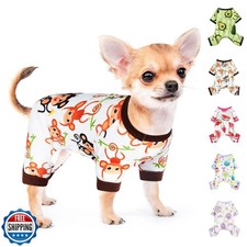 Dog Pajamas Pjs Soft Stretchy Dog Clothes for Small Dogs Girl Boy Medium Size