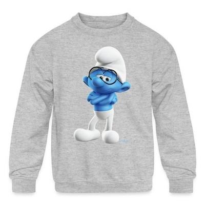 The Smurfs Brainy Smurf Kids' Crewneck Sweatshirt