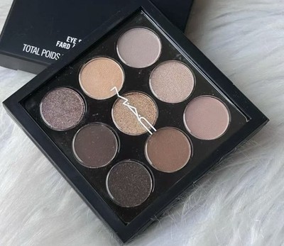 MAC EyeShadow x 9 Palette~Amber Times Nine~Full size 0.20oz/5.85g NEW