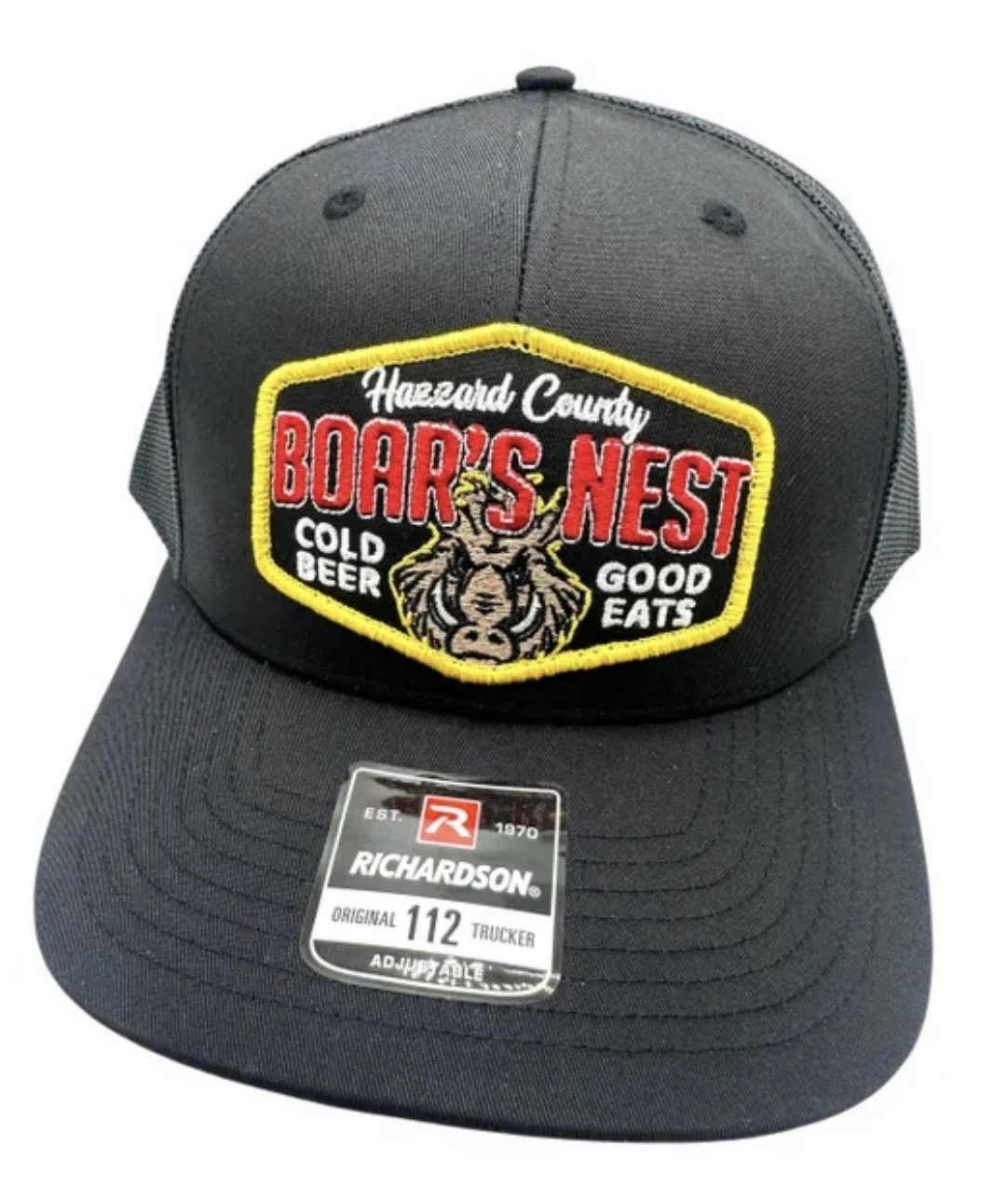 Boar’s Nest Dukes of Hazzard General Lee Movie Richardson 112 Trucker Hat Cap