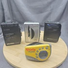 Vintage Sony Walkman Tape Radio Lot Of 4 For Parts/repair See Notes