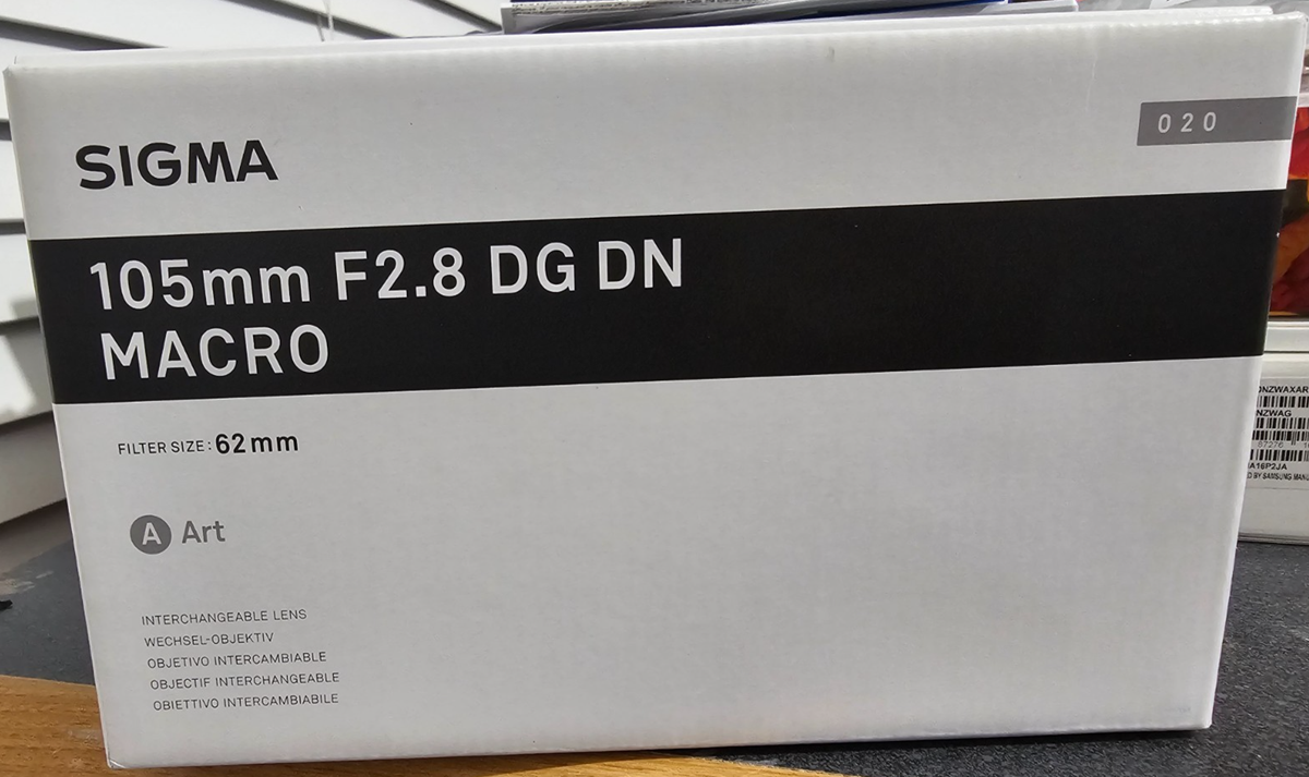 Sigma Art 105mm DG DN Macro Lens Sony E-Mount (Black) for