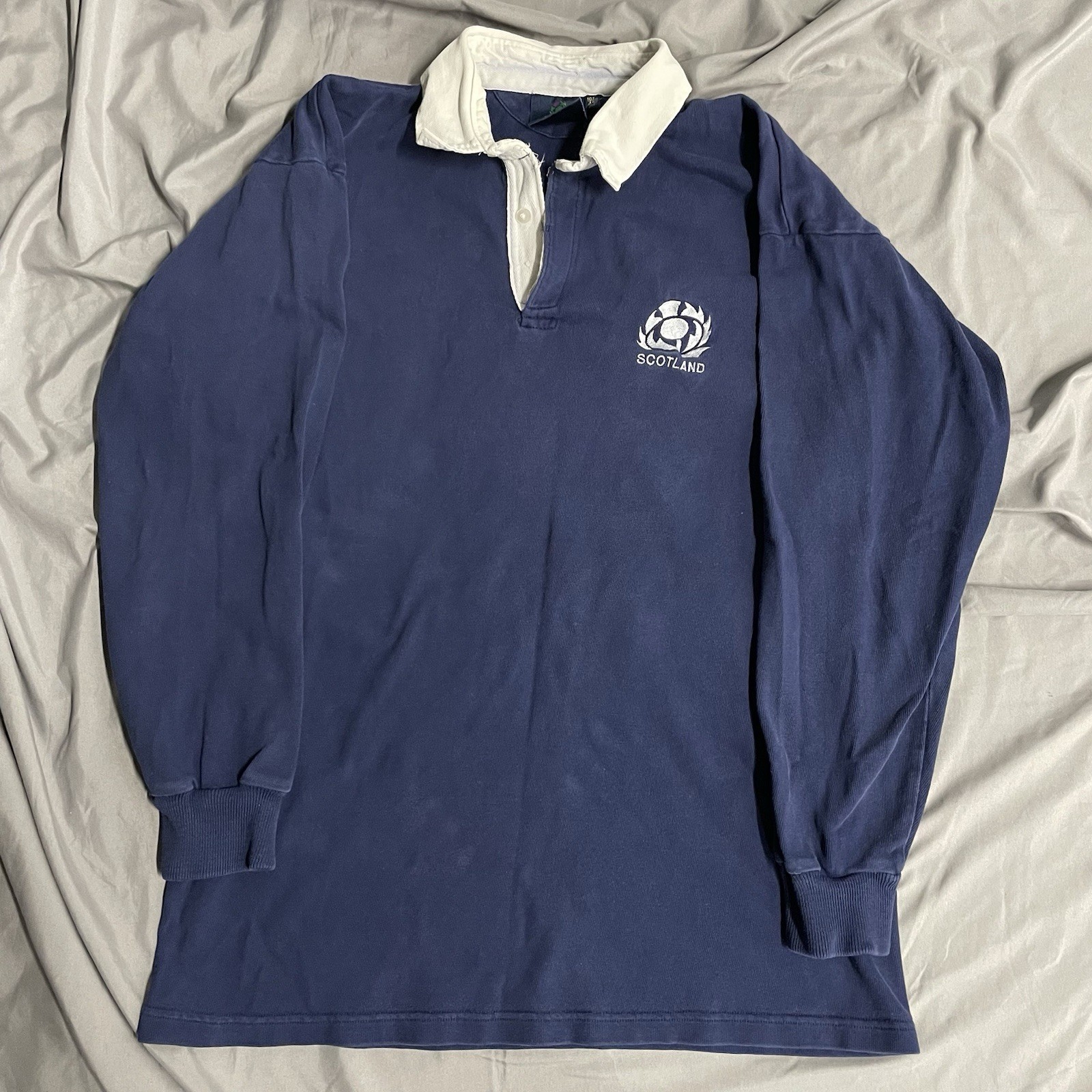 VTG Scotland 90s Home Rugby Union Shirt Pringle National Team Jersey Sz M READ