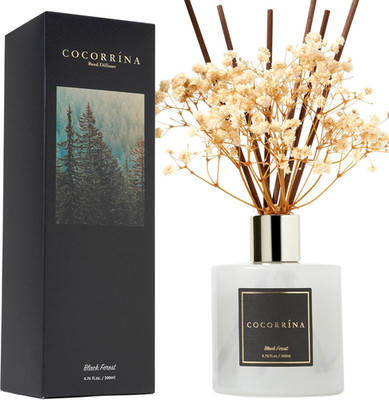 Cocorrína Reed Diffuser Sets, 6.7 Fl Oz. Black Forest Diffuser with Sticks Home
